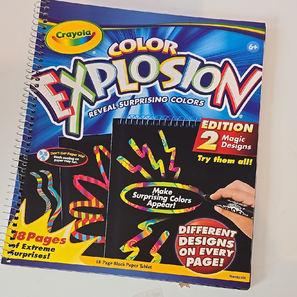 Crayola Color Explosion Activity Book